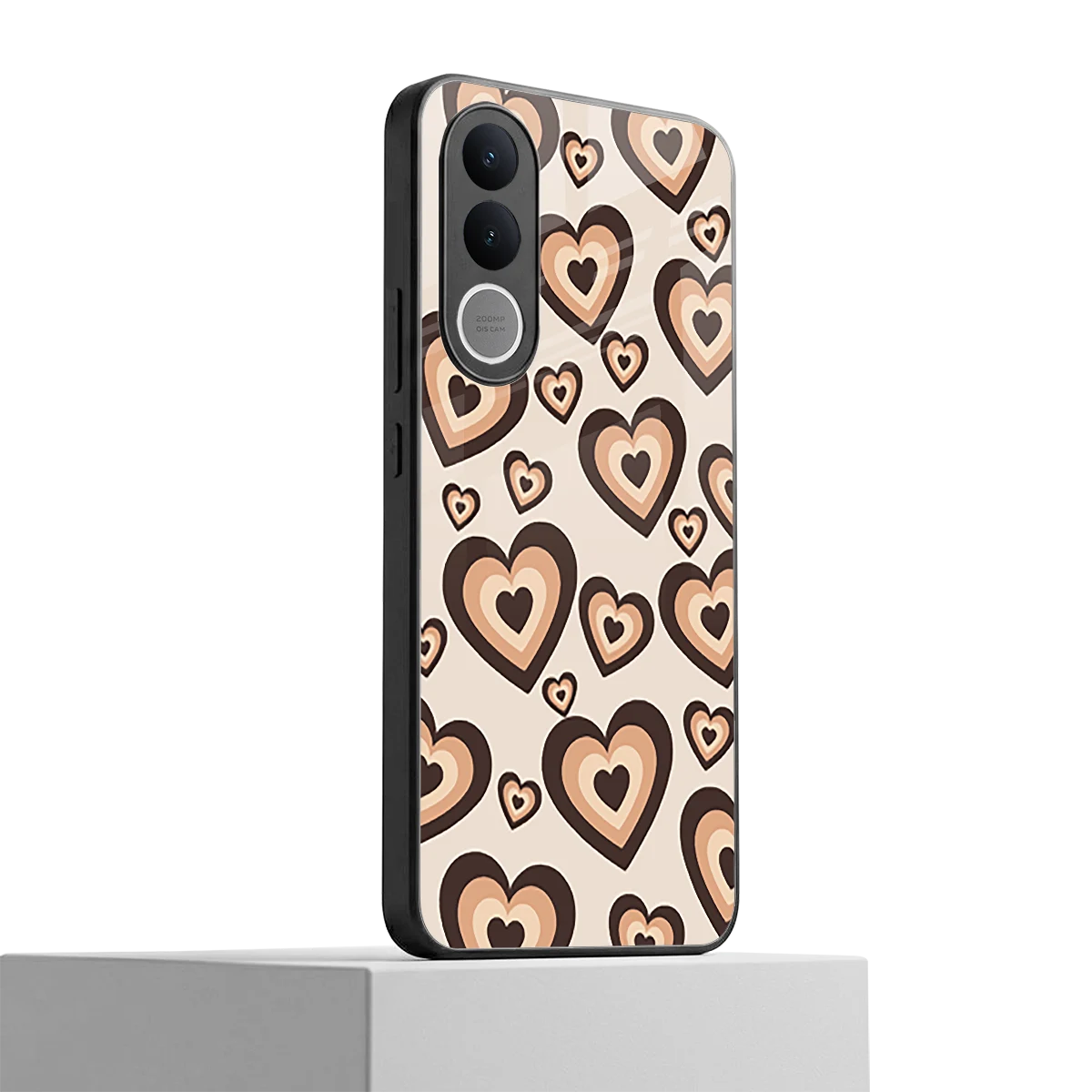 Sweetheart Cocoa vivo v70 fe mobile cover | shockproof glass phone case