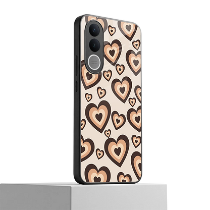 Sweetheart Cocoa vivo v70 fe mobile cover | shockproof glass phone case
