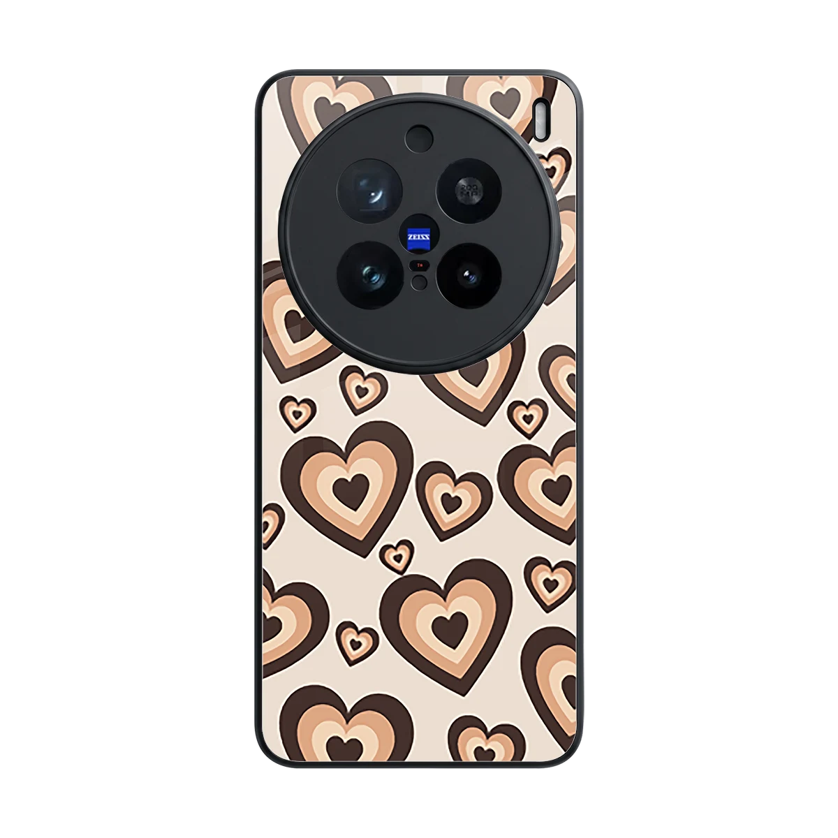 Sweetheart Cocoa back phone cover | glass case for vivo x200 pro