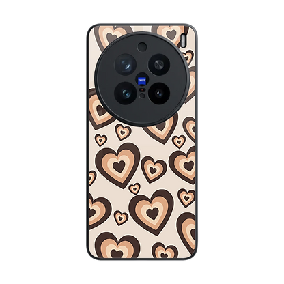 Sweetheart Cocoa back phone cover | glass case for vivo x200 pro