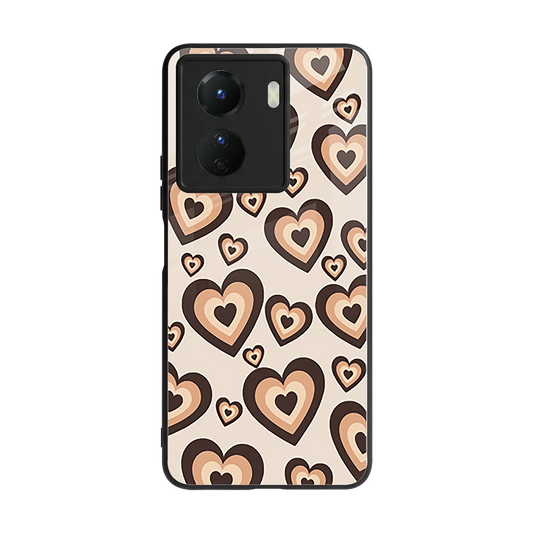 Sweetheart Cocoa back phone cover | glass case for vivo y16