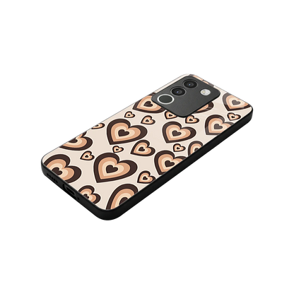 Sweetheart Cocoa stylish phone case for vivo y200 5g | glossy glass and slim fit
