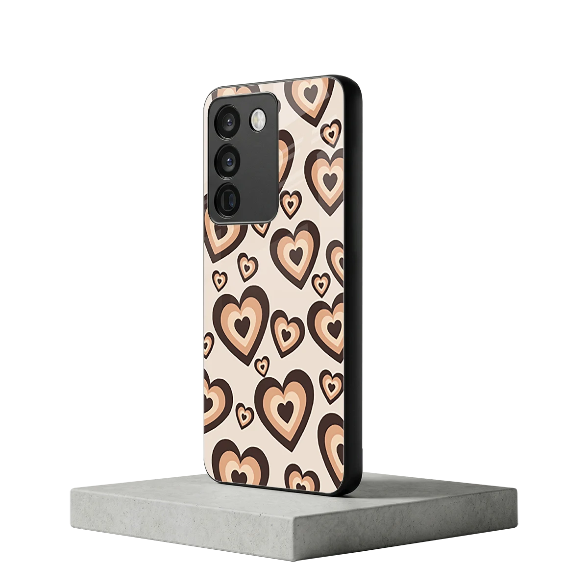 Sweetheart Cocoa vivo y200 5g mobile cover | shockproof glass phone case