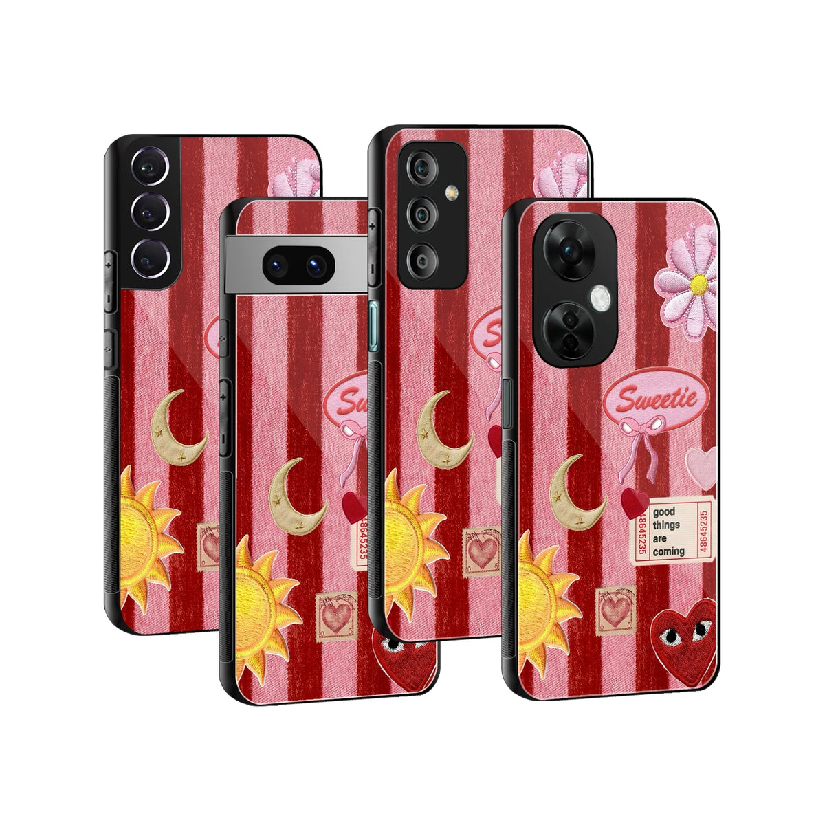 Stylish Glass Back Case for All Smartphones iPhone, Samsung, OnePlus, Pixel, Redmi, Oppo, Vivo, Motorola