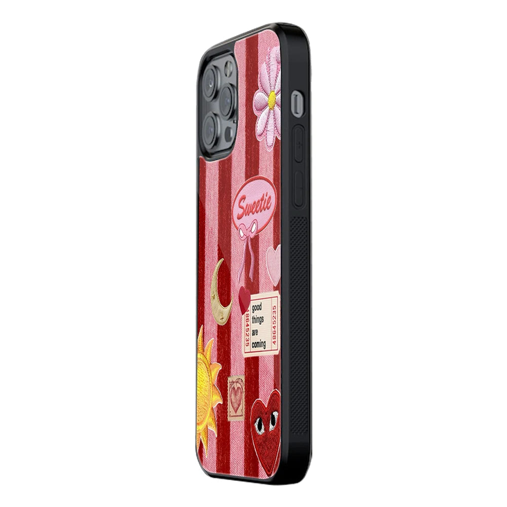 Trendy Glass Back Mobile Case for iPhone, Samsung, Redmi, OnePlus, Google Pixel, Motorola