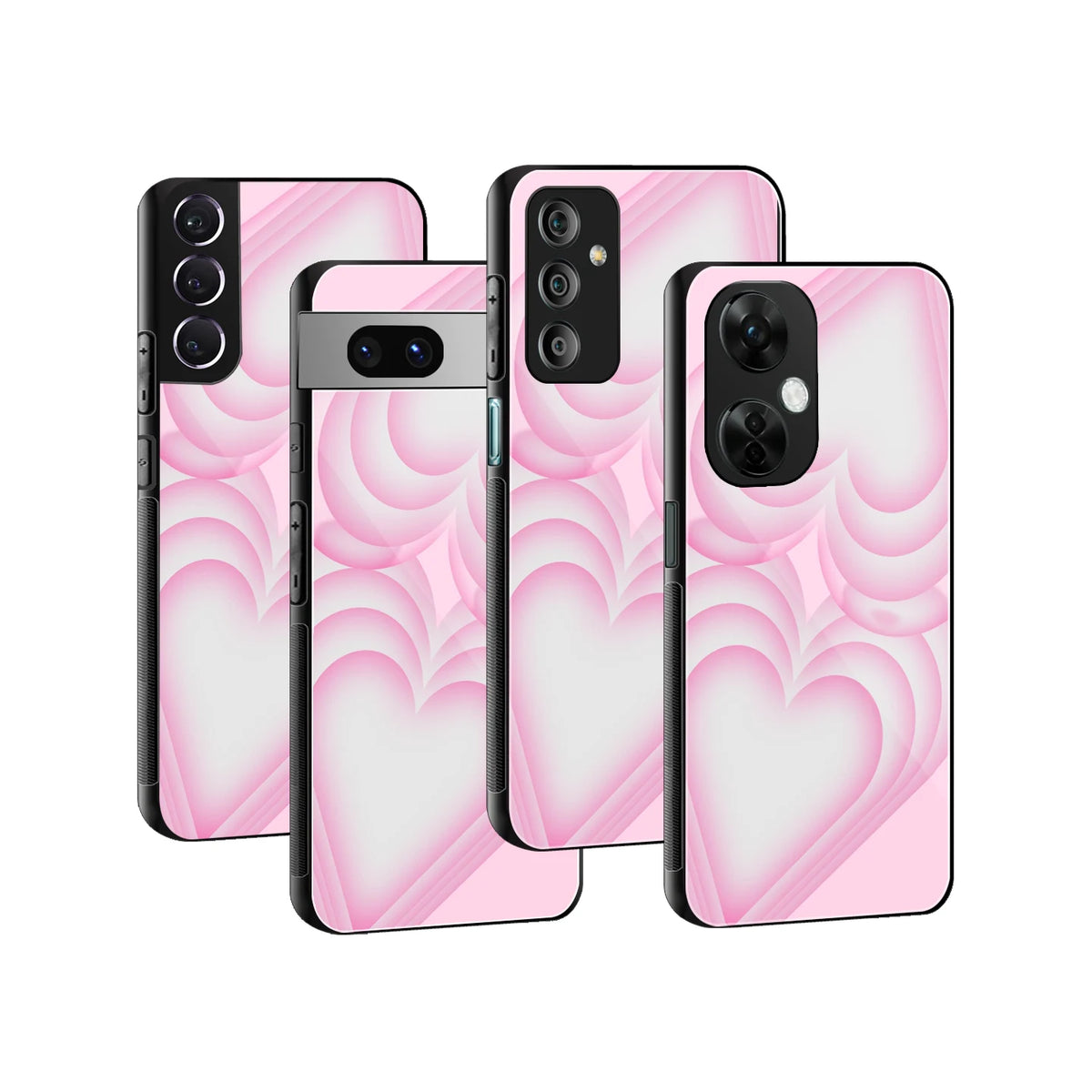 Stylish Glass Back Case for All Smartphones iPhone, Samsung, OnePlus, Pixel, Redmi, Oppo, Vivo, Motorola