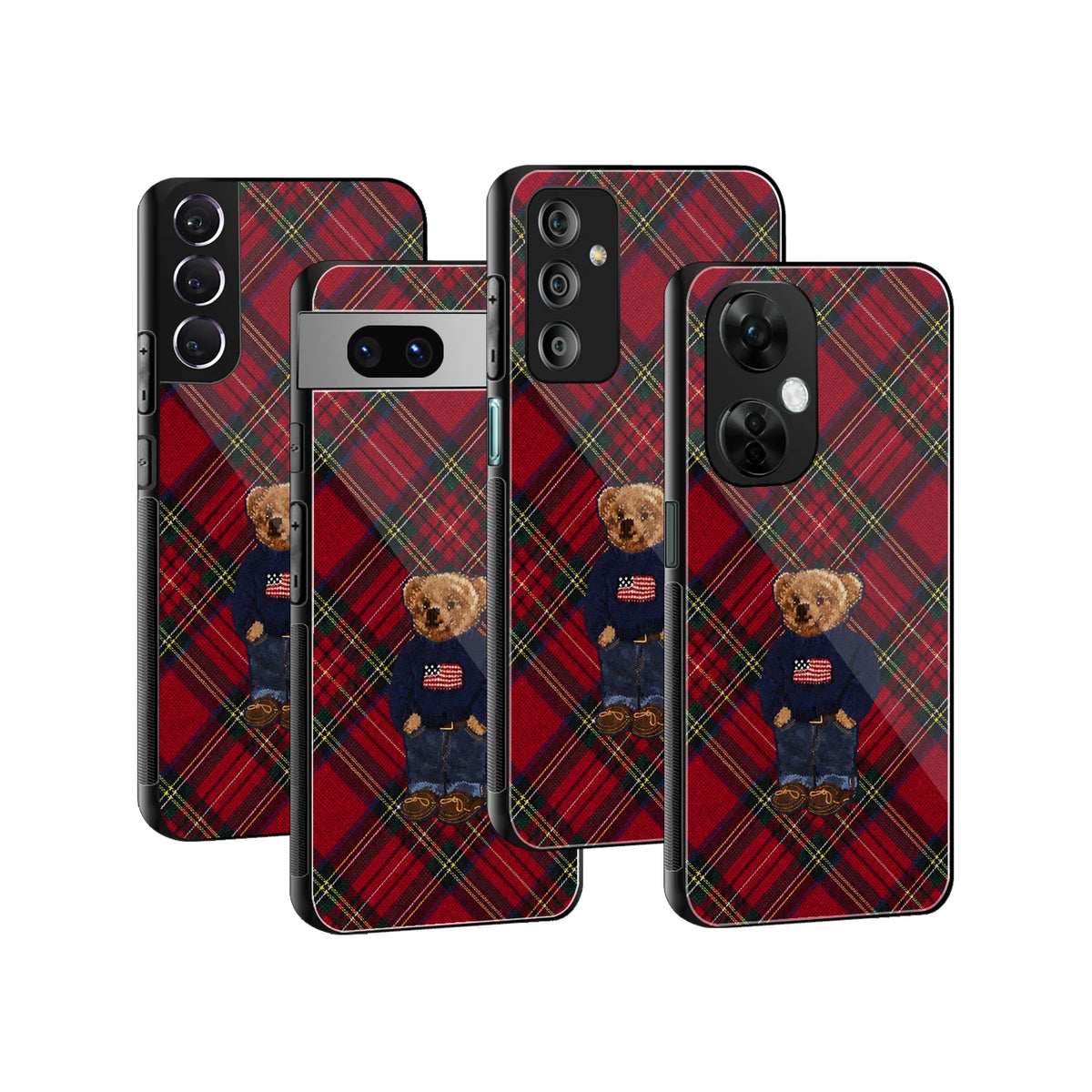 Stylish Glass Back Case for All Smartphones iPhone, Samsung, OnePlus, Pixel, Redmi, Oppo, Vivo, Motorola