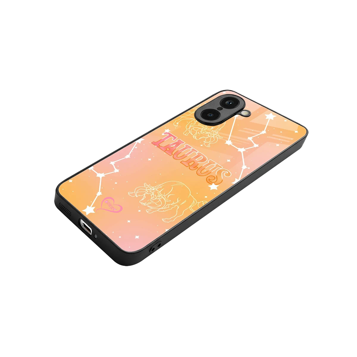 Taurus Aura stylish phone case for oneplus nord ce5 5g | glossy glass and slim fit