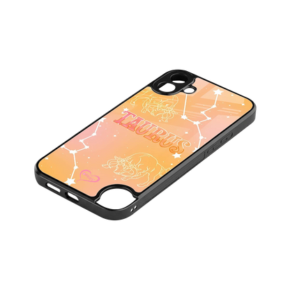 Taurus Aura stylish phone case for cmf nothing phone 1 | glossy glass and slim fit