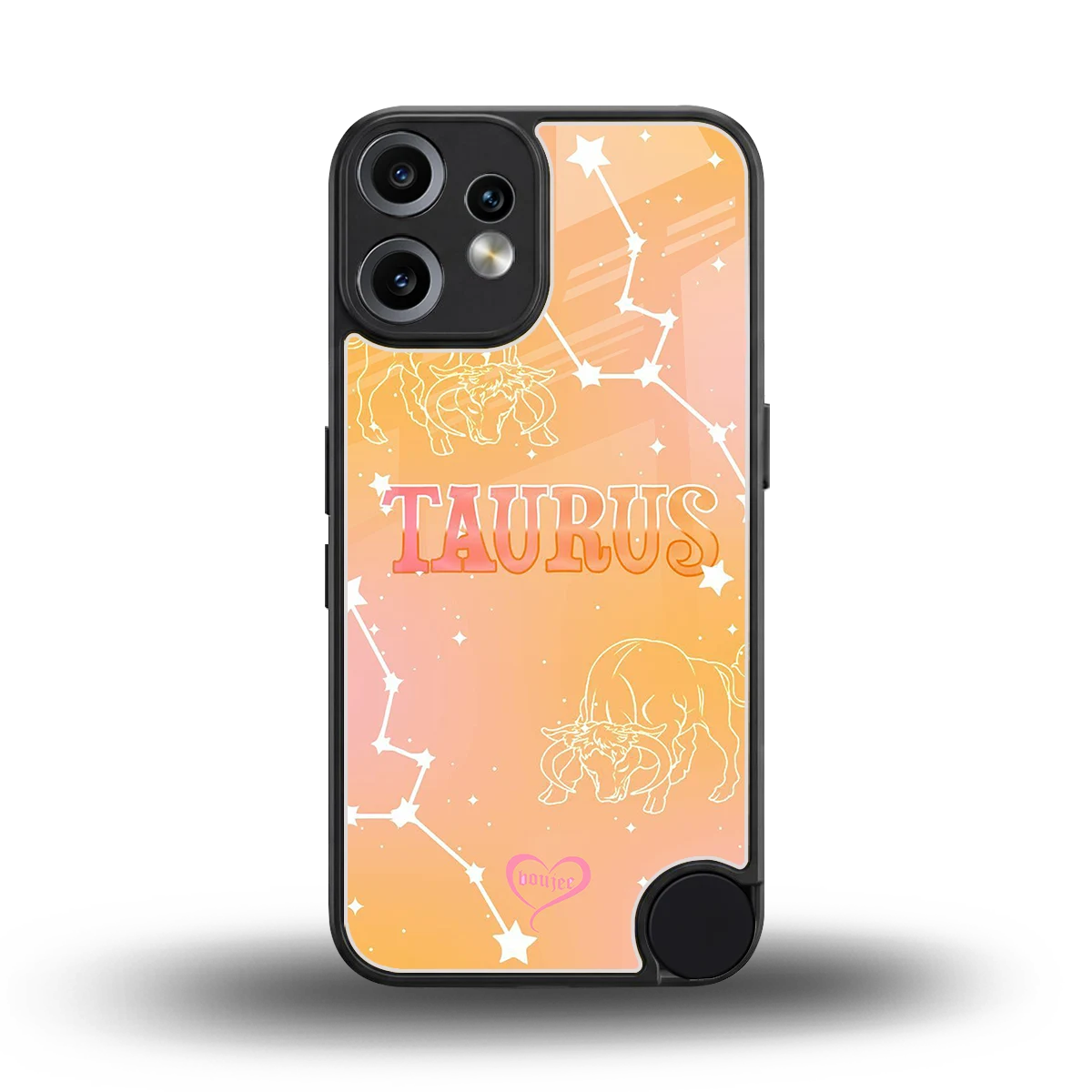 Taurus Aura back phone cover | glass case for cmf nothing phone 2 pro