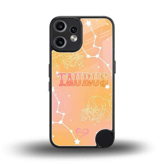 Taurus Aura back phone cover | glass case for cmf nothing phone 2 pro