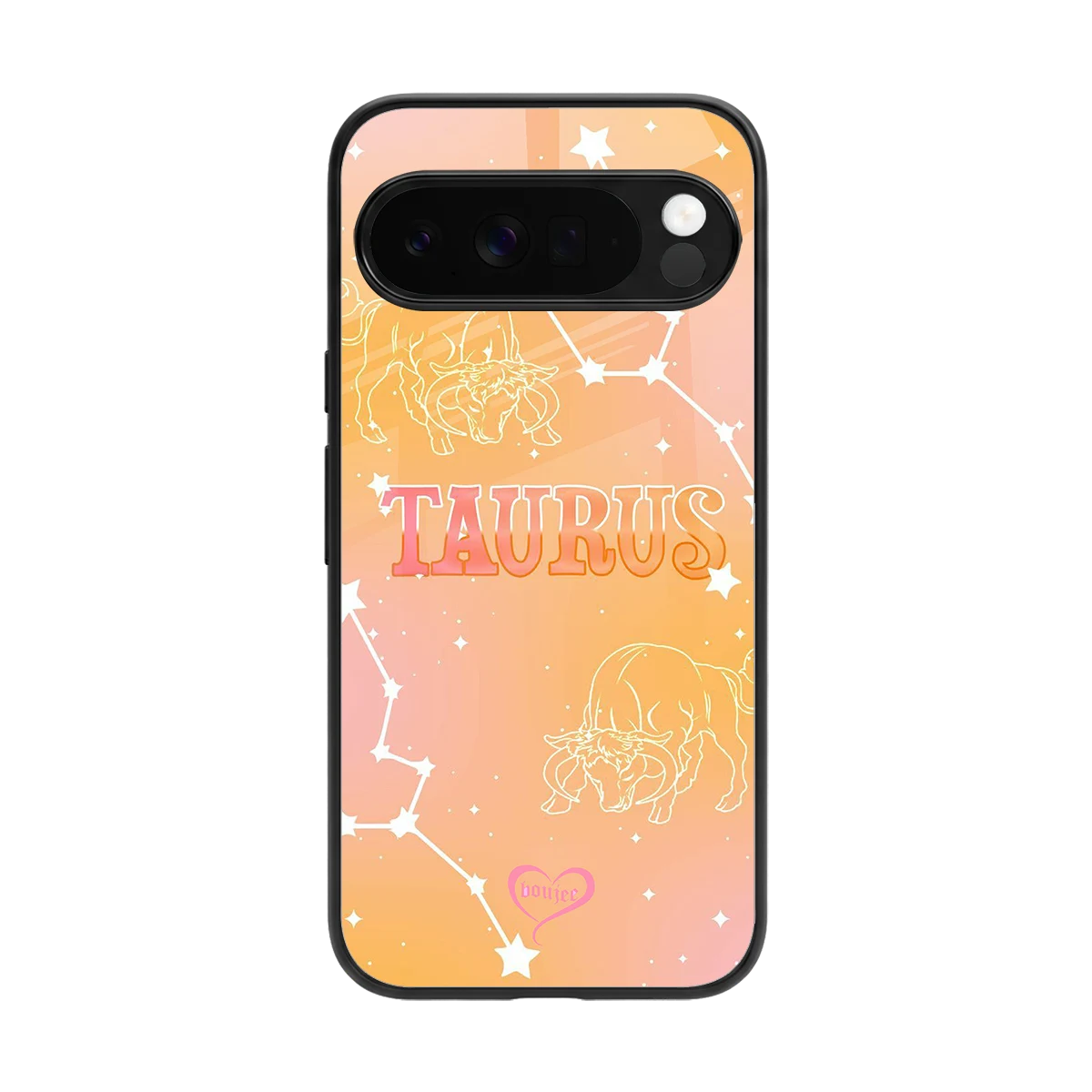 Taurus Aura back phone cover | glass case for google pixel 10 pro xl