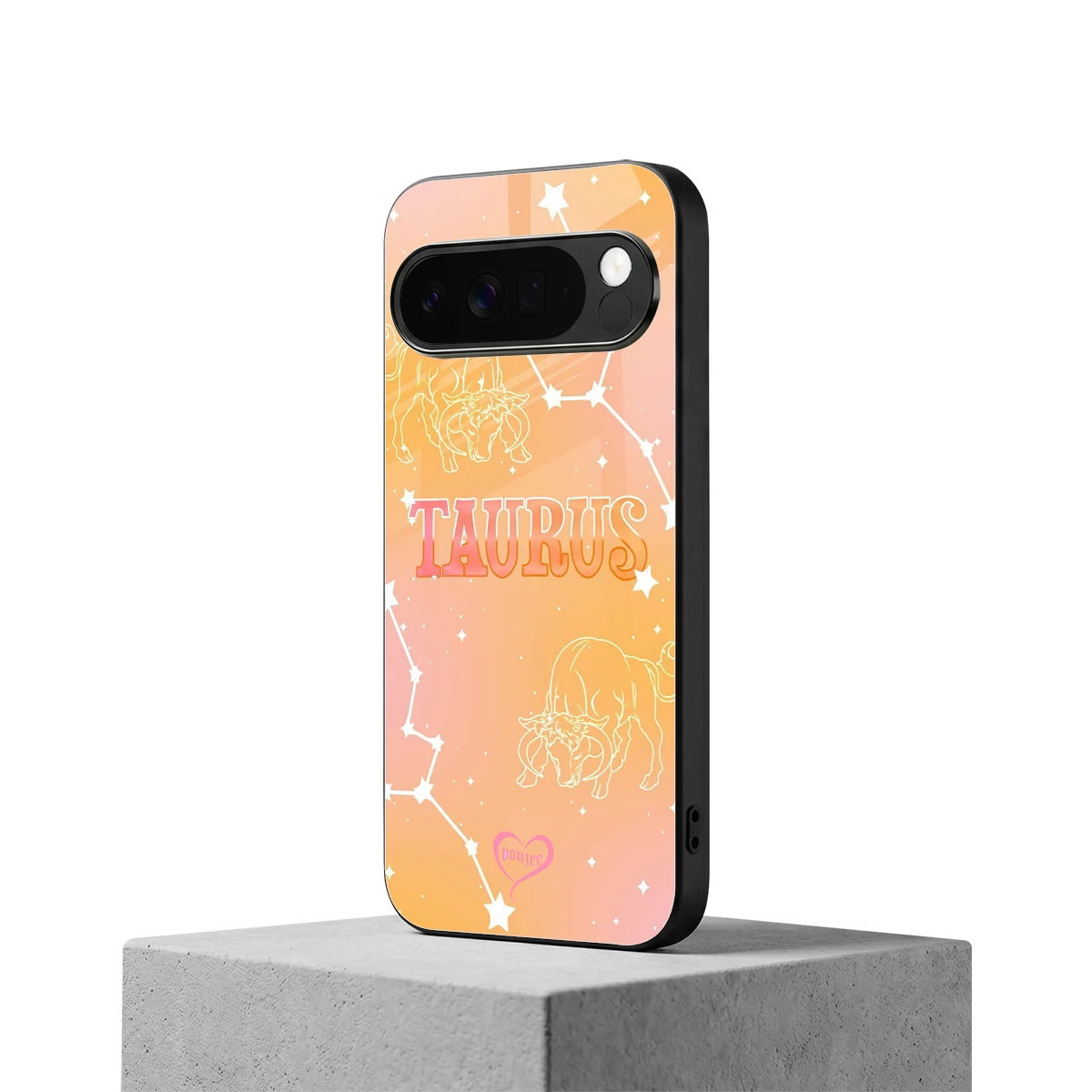 Taurus Aura google pixel 10 pro xl mobile cover | shockproof glass phone case