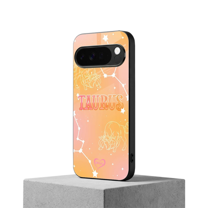 Taurus Aura google pixel 10 pro xl mobile cover | shockproof glass phone case