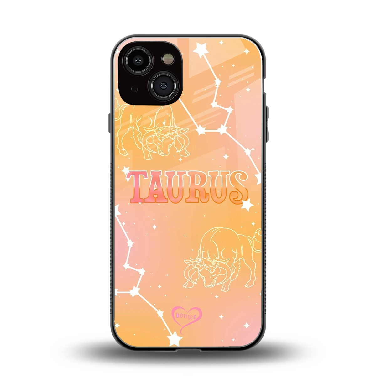 Taurus Aura back phone cover | glass case for iphone 14