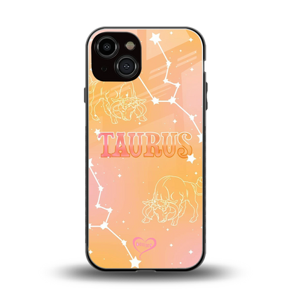 Taurus Aura back phone cover | glass case for iphone 14