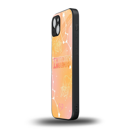 Taurus Aura iphone 14 plus mobile cover | shockproof glass phone case