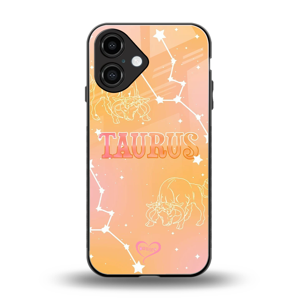 Taurus Aura back phone cover | glass case for iphone 16