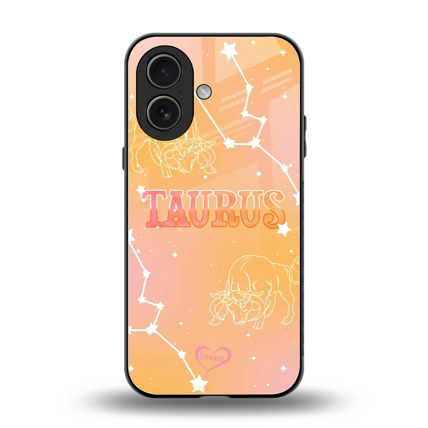 Taurus Aura back phone cover | glass case for iphone 17