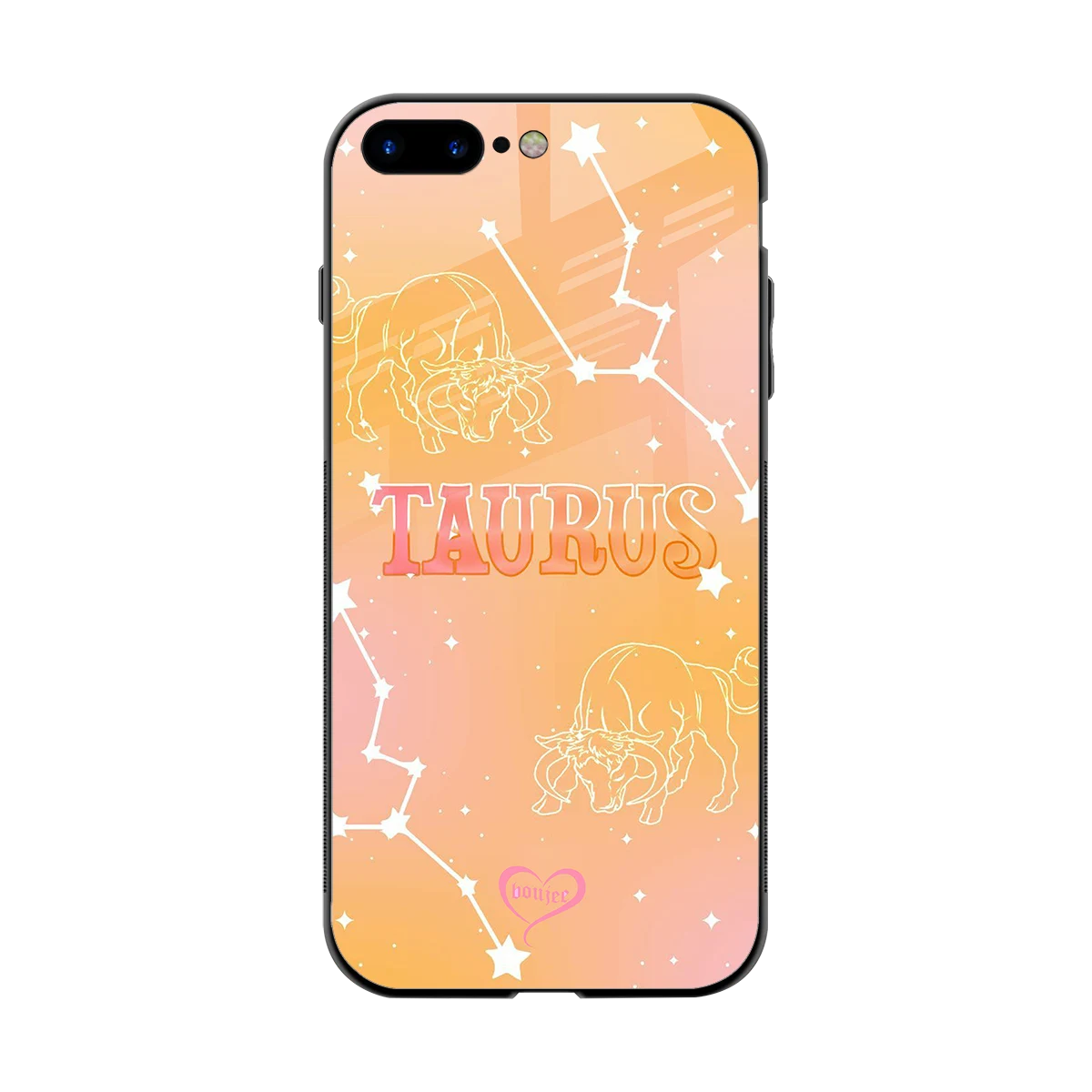 Taurus Aura back phone cover | glass case for iphone 8 plus