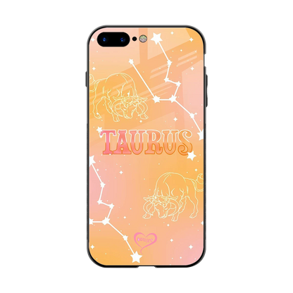 Taurus Aura back phone cover | glass case for iphone 8 plus