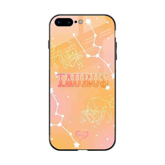Taurus Aura back phone cover | glass case for iphone 8 plus
