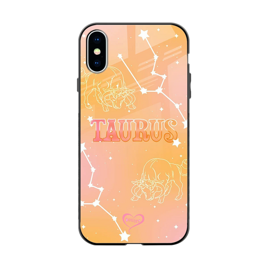 Taurus Aura back phone cover | glass case for iphone x