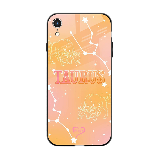 Taurus Aura back phone cover | glass case for iphone xr