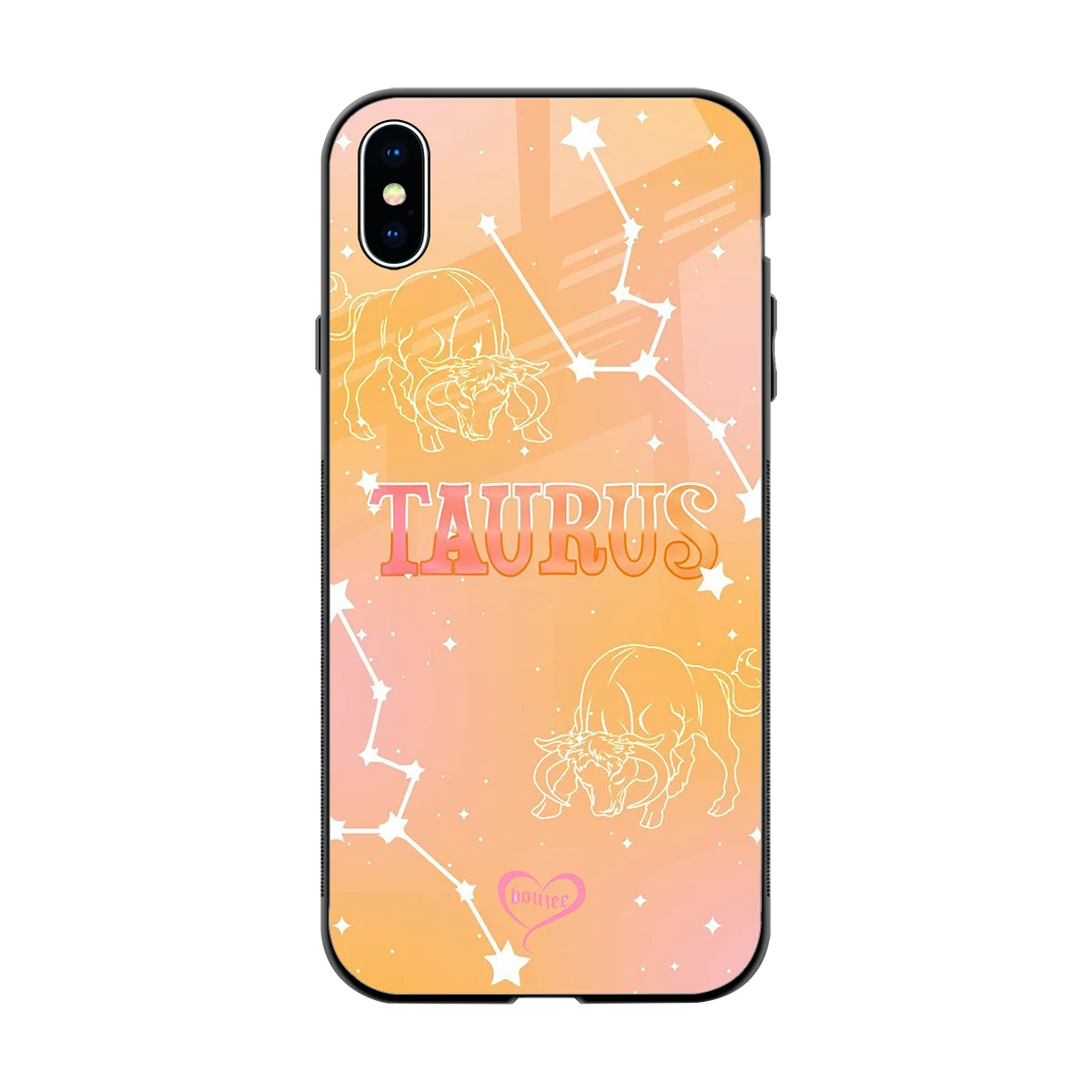 Taurus Aura back phone cover | glass case for iphone xs max
