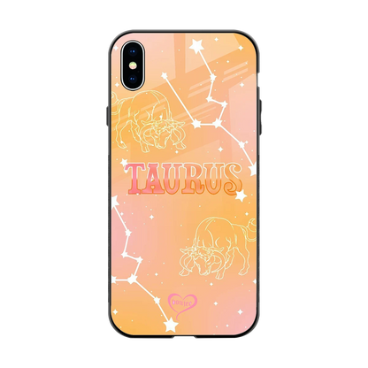 Taurus Aura back phone cover | glass case for iphone xs max