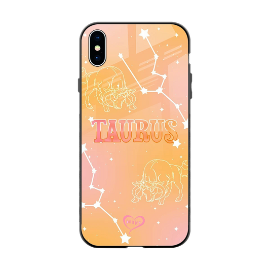 Taurus Aura back phone cover | glass case for iphone xs max