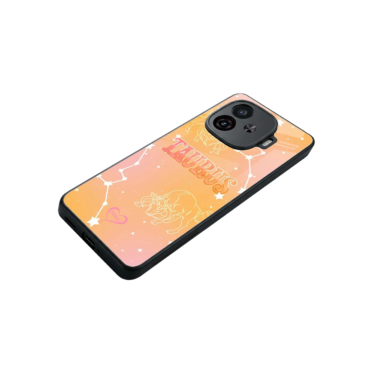 Taurus Aura stylish phone case for iqoo neo 10r 5g | glossy glass and slim fit