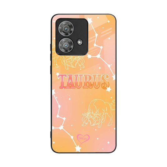 Taurus Aura back phone cover | glass case for motorola edge 40 neo 5g