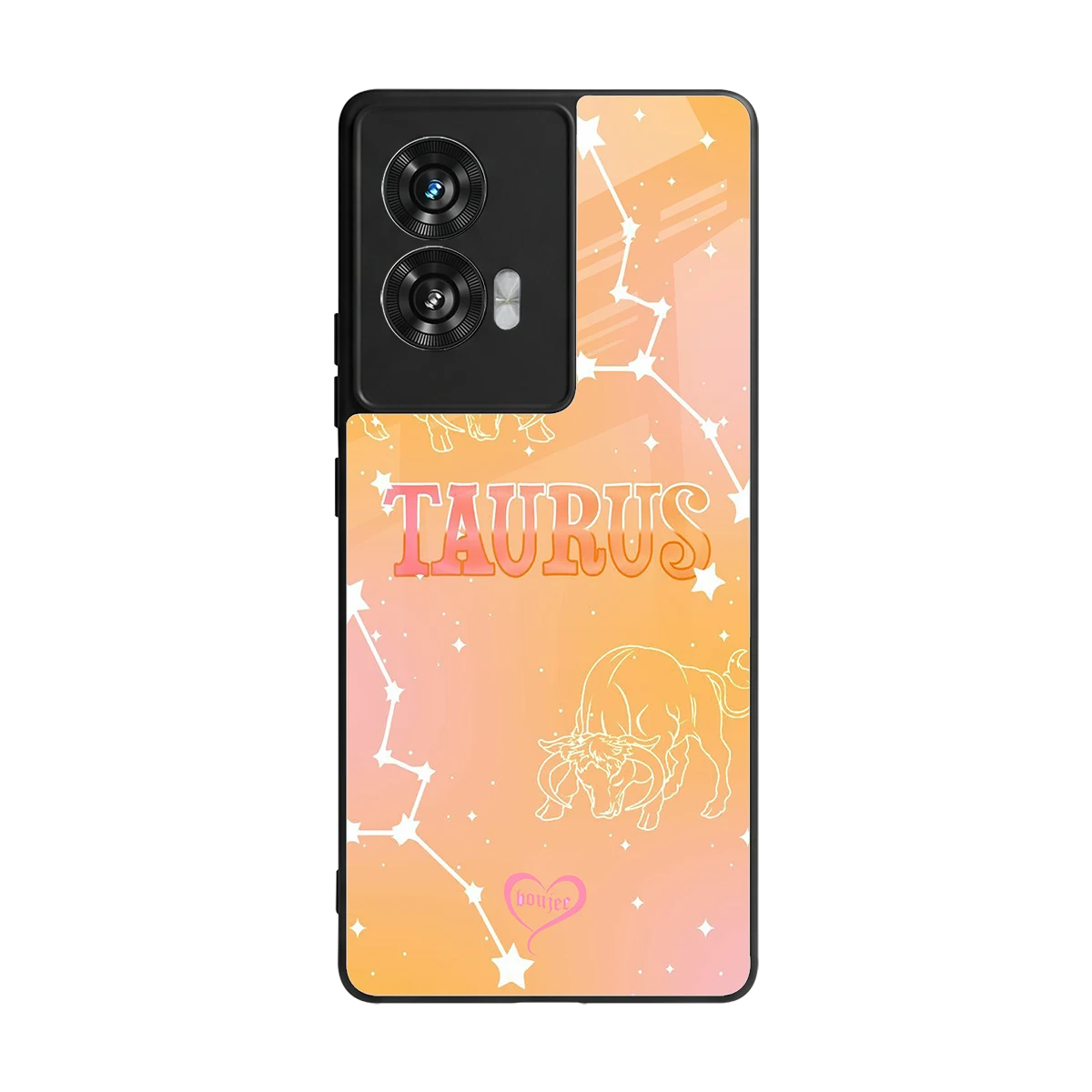 Taurus Aura back phone cover | glass case for motorola edge 50 fusion