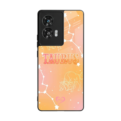 Taurus Aura back phone cover | glass case for motorola edge 50 fusion