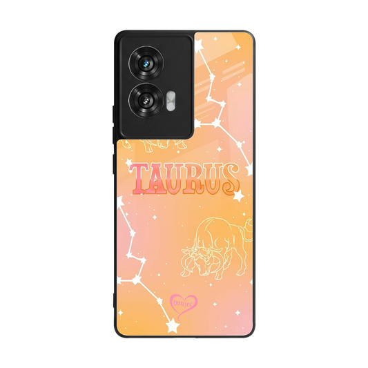 Taurus Aura back phone cover | glass case for motorola edge 50 fusion