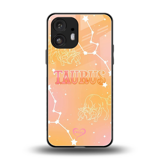 Taurus Aura back phone cover | glass case for nothing phone 2