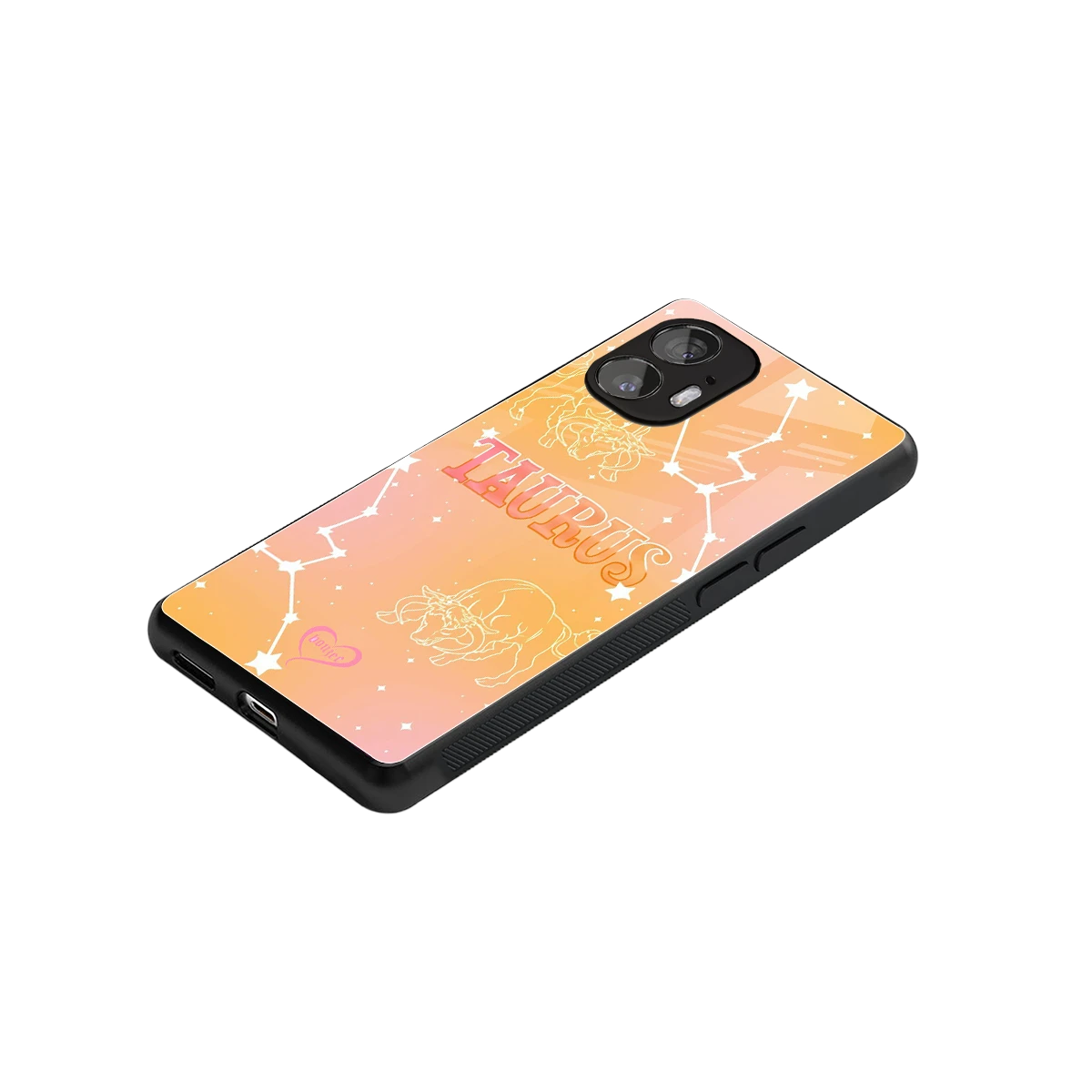Taurus Aura stylish phone case for nothing phone 2 | glossy glass and slim fit