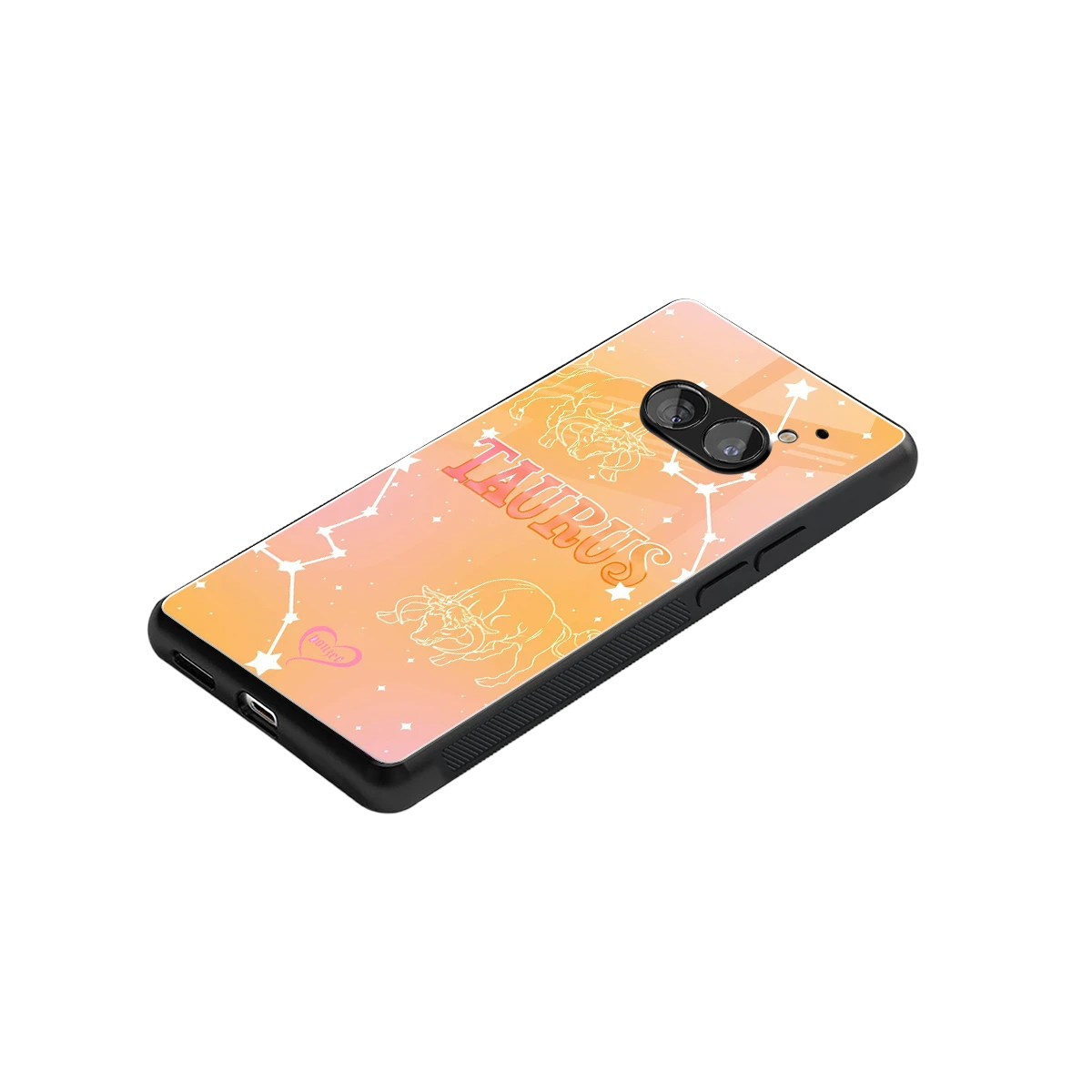 Taurus Aura stylish phone case for nothing phone 2a | glossy glass and slim fit