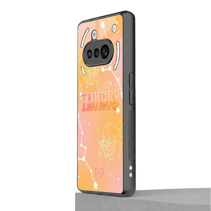 Taurus Aura nothing phone 3a mobile cover | shockproof glass phone case