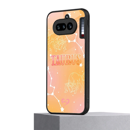 Taurus Aura nothing phone 4a mobile cover | shockproof glass phone case