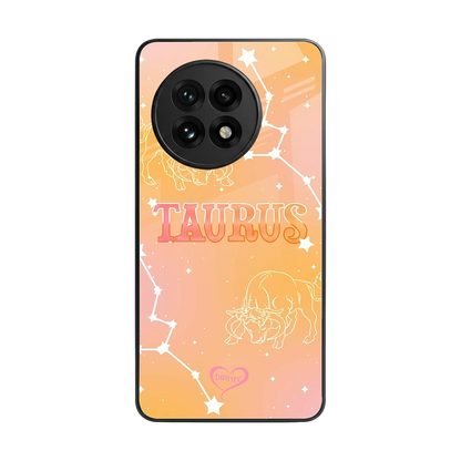 Taurus Aura back phone cover | glass case for oneplus 13r