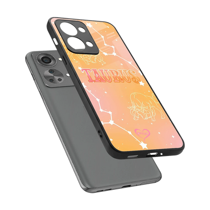 Taurus Aura sleek oneplus nord 2t cover with tempered glass back and TPU edges