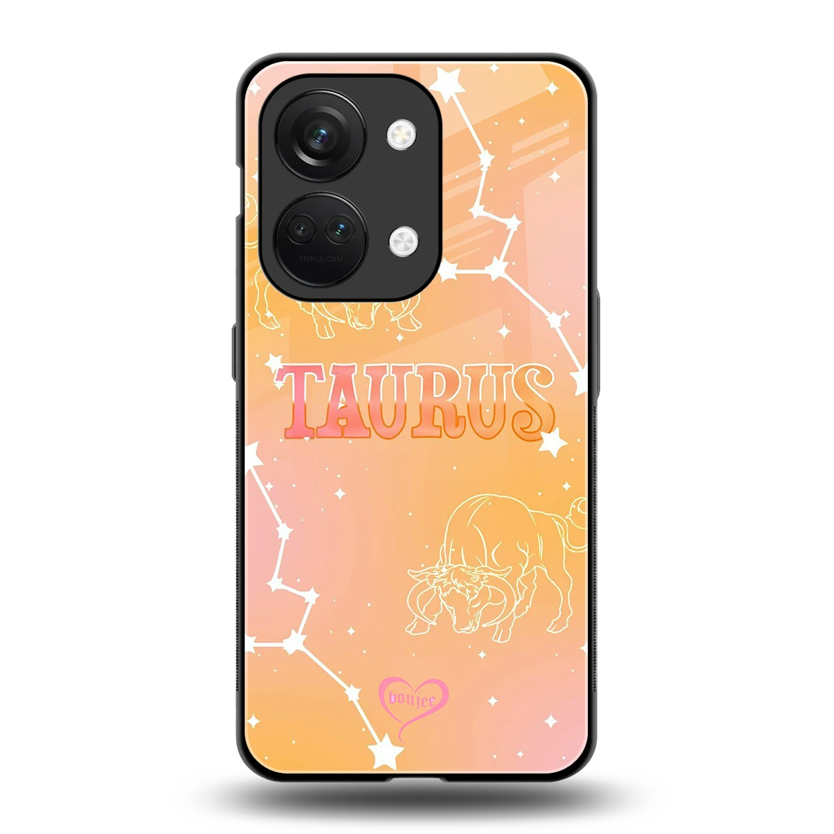 Taurus Aura back phone cover | glass case for oneplus nord 3