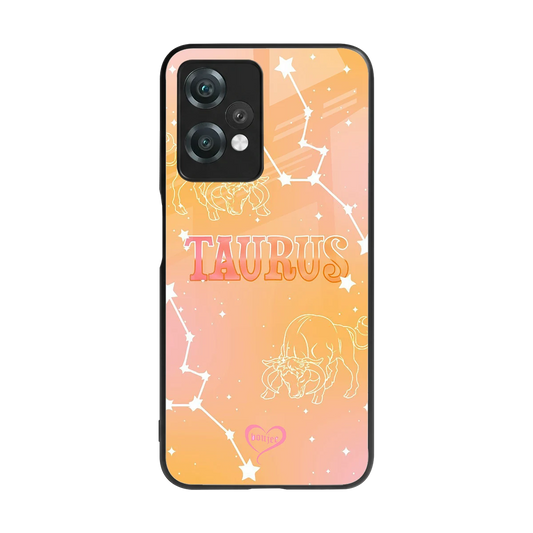 Taurus Aura back phone cover | glass case for oneplus nord ce 2 lite