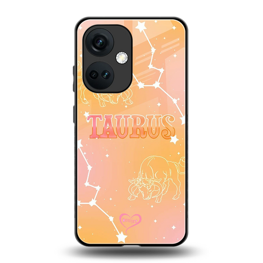 Taurus Aura back phone cover | glass case for oneplus nord ce 3