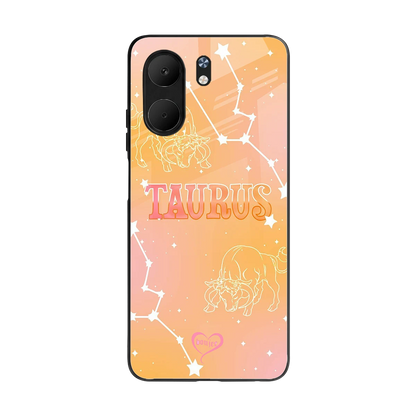 Taurus Aura back phone cover | glass case for oppo a5x 5g