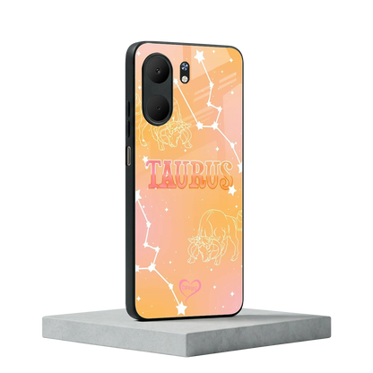 Taurus Aura oppo a5x 5g mobile cover | shockproof glass phone case
