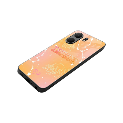 Taurus Aura stylish phone case for oppo a5x 5g | glossy glass and slim fit