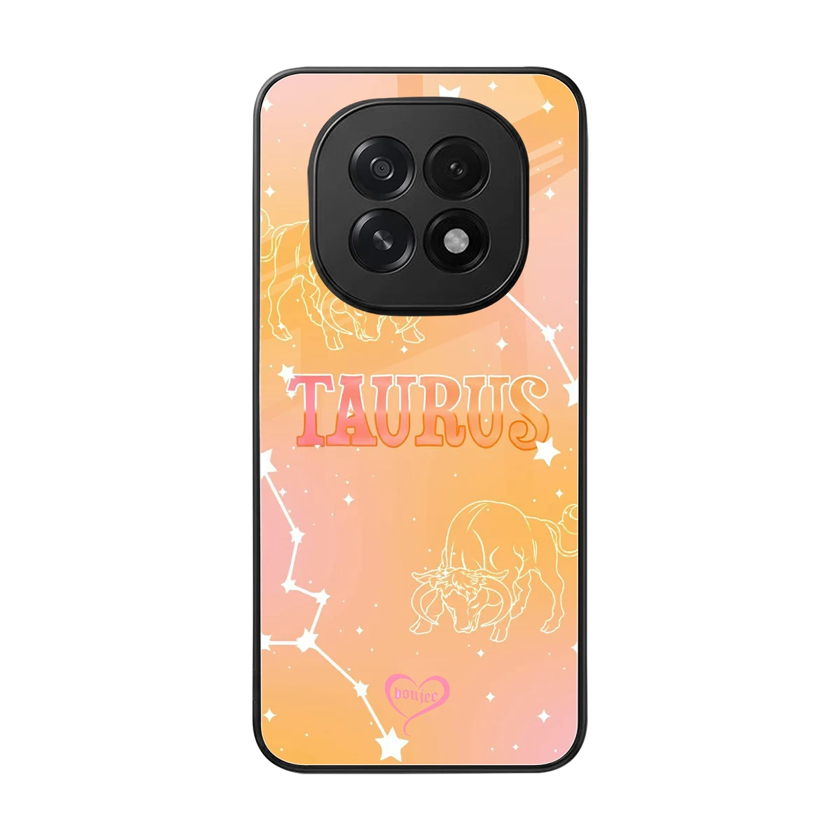 Taurus Aura back phone cover | glass case for oppo f29 5g